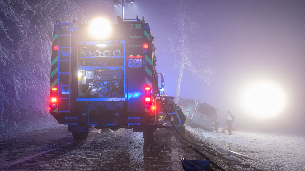 Neben der Feuerwehr Satzung waren die Wehren Steinbach, Reitzenhain und Grumbach sowie der diensthabende Kreisbrandmeister im Einsatz.