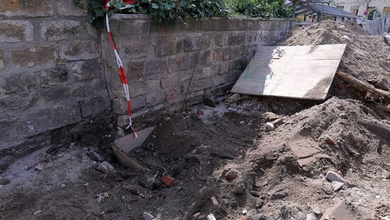 Die Granate wurde erfolgreich gesprengt.