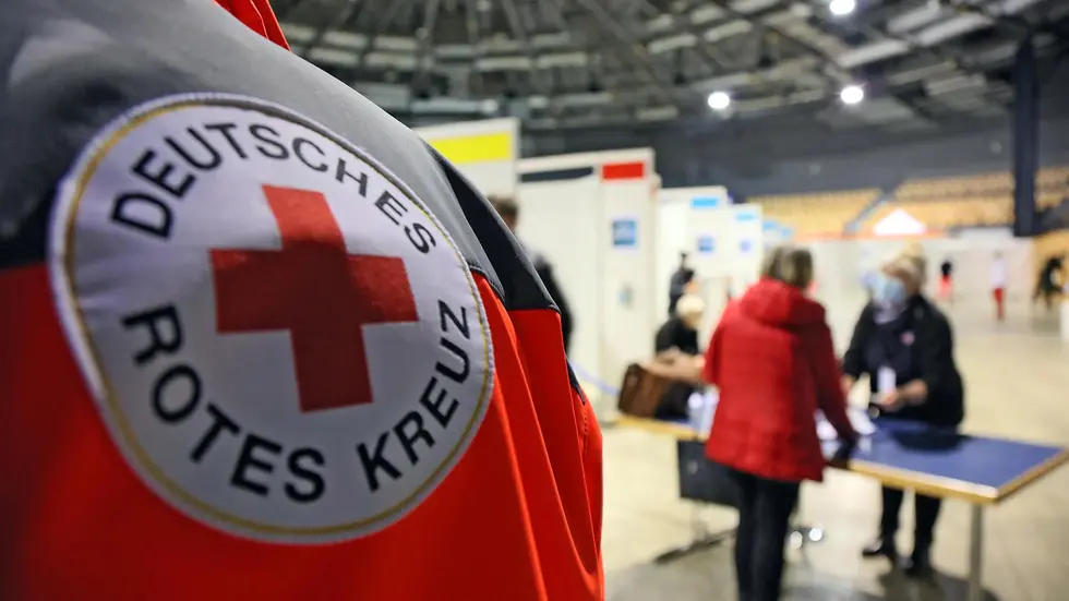 Impfzentrum in Stadthalle Zwickau Impfzentrum in Stadthalle Zwickau