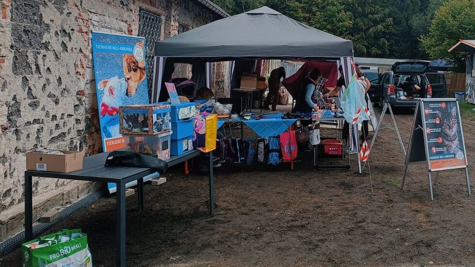 An den Ständen beim Fest dreht sich natürlich alles um Tiere An den Ständen beim Fest dreht sich natürlich alles um Tiere
