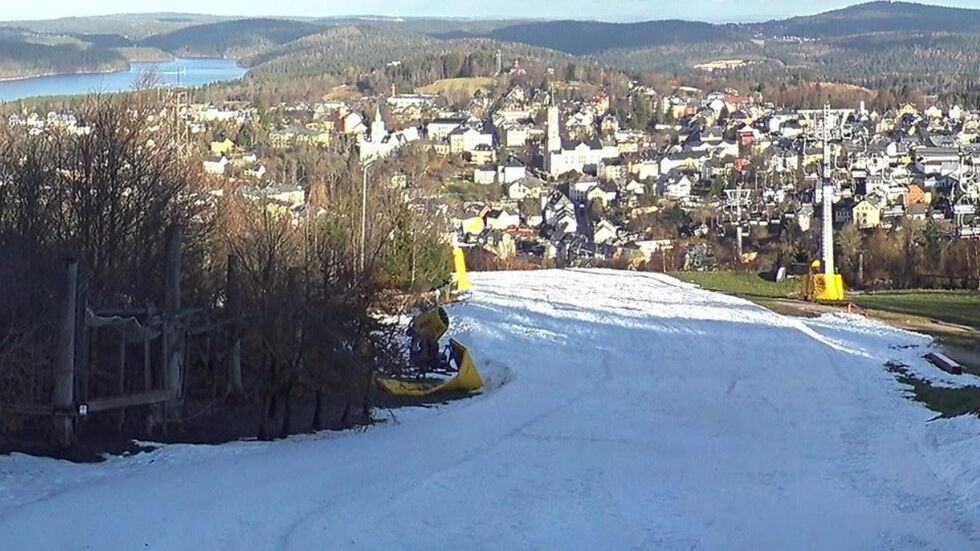 Die Piste in Eibenstock. Die Piste in Eibenstock.