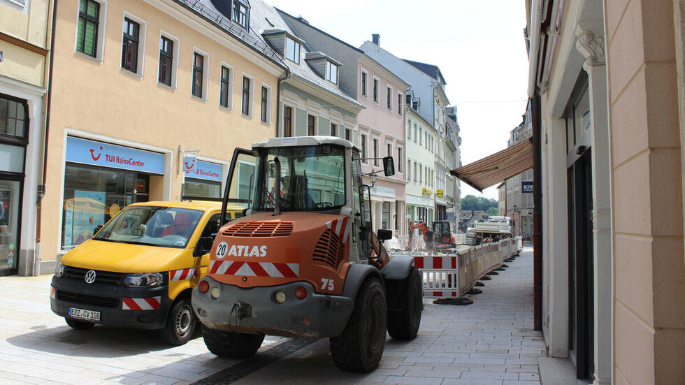 Die Buchholzer Straße wird seit Jahren in mehreren Abschnitten erneuert.