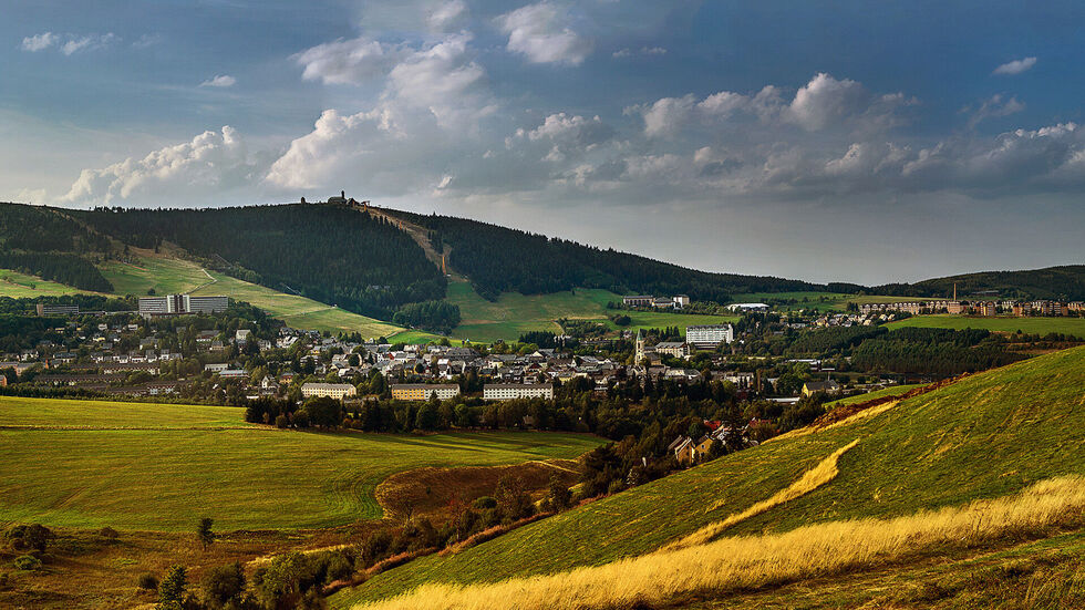 Oberwiesenthal im Sommer. Oberwiesenthal im Sommer.
