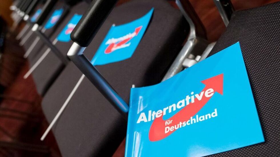 Fähnchen der AfD. (Symbolbild)