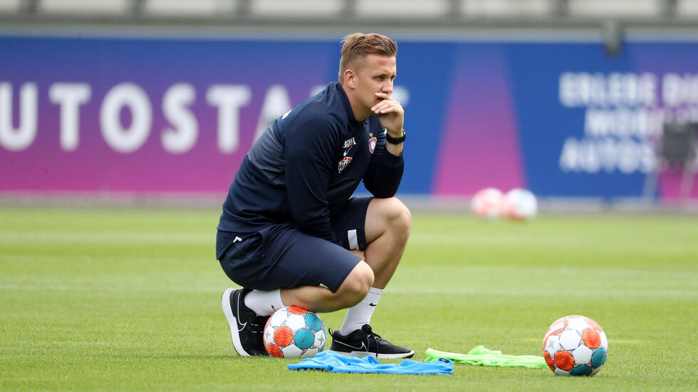 Aliaksei Shpileuski sieht noch Handlungsbedarf im Angriff der Veilchen. 