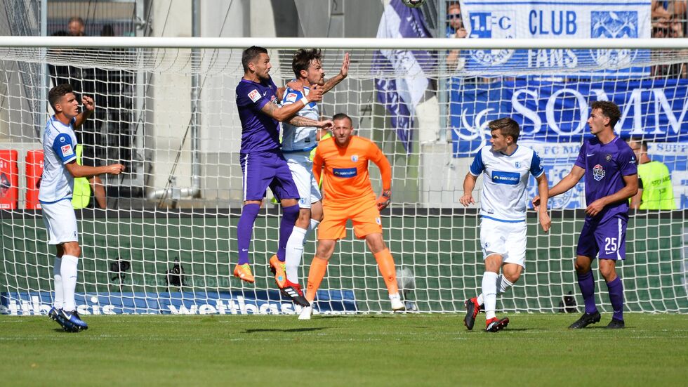 Das Ostduell zwischen Erzgebirge Aue und Magdeburg endet torlos.