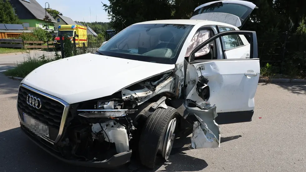 Die Insassen des Audis kamen vorsorglich in eine Klinik.