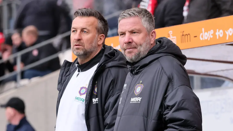 Kurzes Intermezzo im Erzgebirge: Christoph Dabrowski (links) und Michael Tarnat.