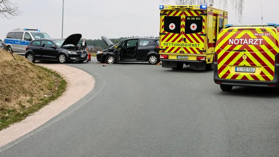 An der Unfallstelle.